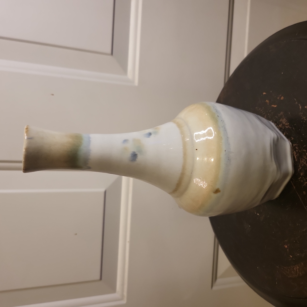 Vintage Tony Evans Ceramic Vase 10"